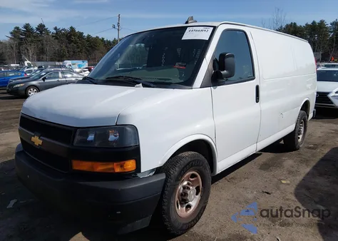 2019 Chevrolet Express 2500 Work Van from USA, damaged, VIN 1GCWGAFP0K1364688